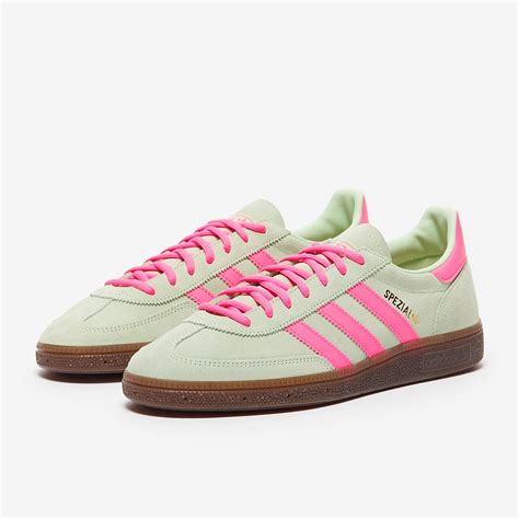 adidas handball spezial semi green spark lucid pink & gum|green spark lucid pink shoes.